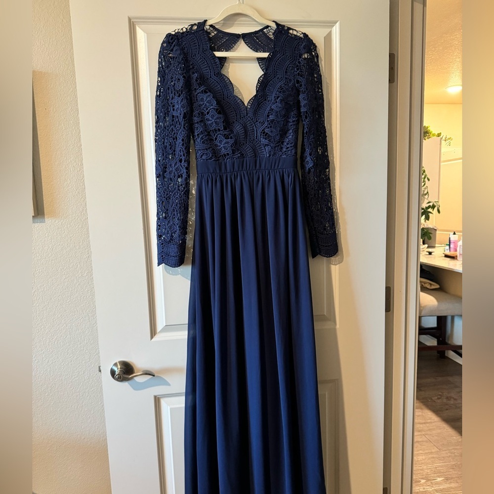 Lulu's Awaken My Love Lace Maxi Dress - Picture 2 of 4